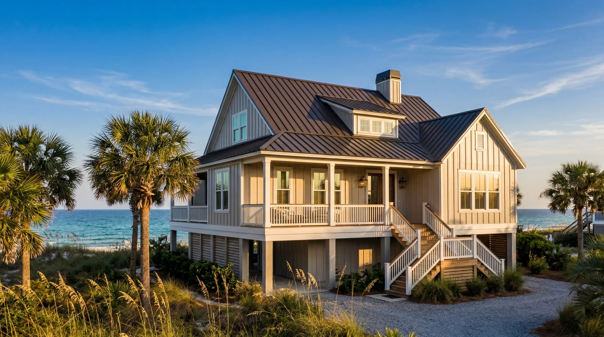 Orange Beach AL standing-seam metal roof